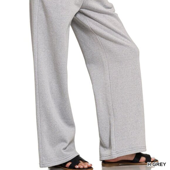 Charlotte - Fleece drawstring pants with pocket - Picture 2 of 4